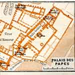 Avignon Popes Palace  map in public domain, free, royalty free, royalty-free, download, use, high quality, non-copyright, copyright free, Creative Commons,